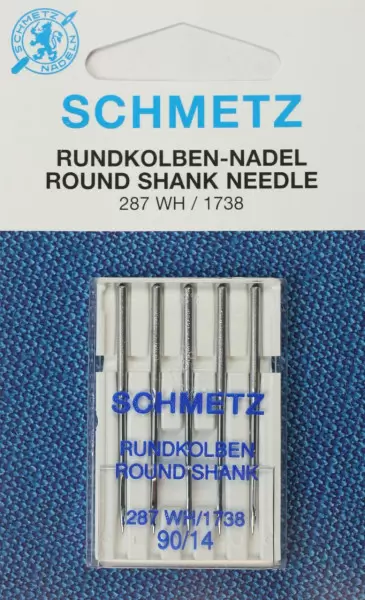 Schmetz 287 WH VDS Staerke 90 Rundkolbennadel # 715164