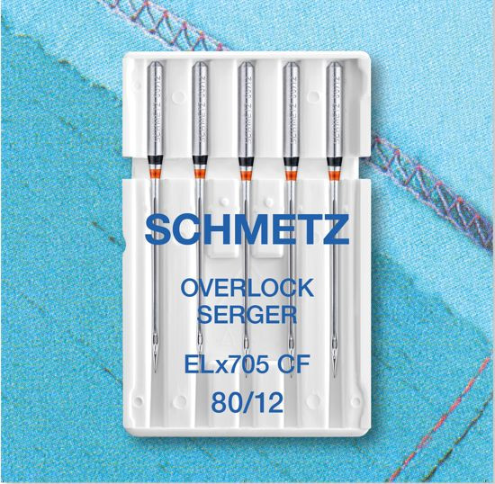 Overlock-Nadel Schmetz ELX705 CF Staerke 80