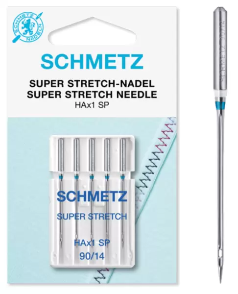 Super Stretch Nadel Schmetz HAX1 SP Staerke 90 (SB-Karte) # 713417