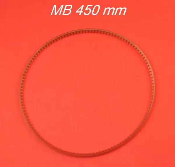 Keilriemen 6x450 mm / 6mm (Breit) x 450 mm (Umfang außen) gezahnt / Zahnriemen