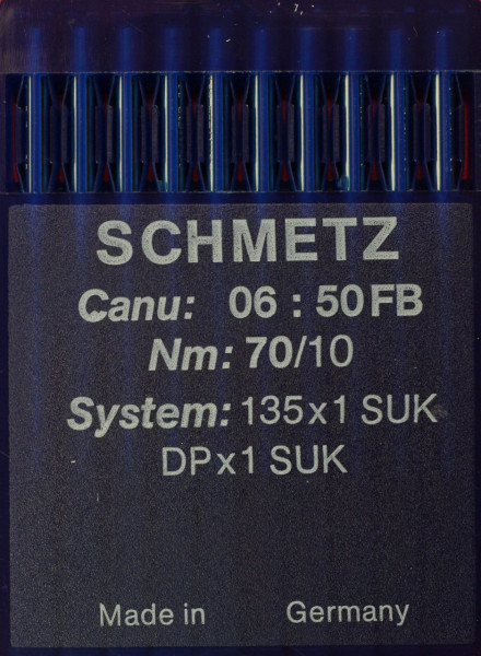 Schmetz 135X1 SUK Staerke NM70 Rundkolbennadel für Industrie Naehmaschinen