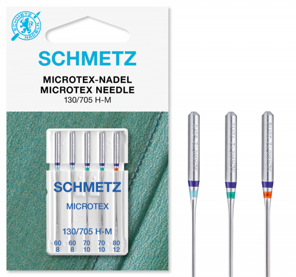 Microtex-Nadel Schmetz 130/705 H-M Sortiment NM 60 bis 80