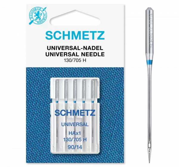 Schmetz Nähmaschinennadel 130/705 H VDS Stärke NM 90 im 5er Pack