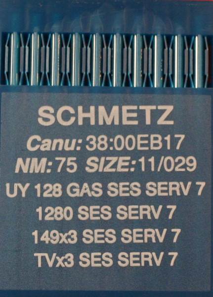 Schmetz UY 128 GAS SES SERV7 STAERKE 75