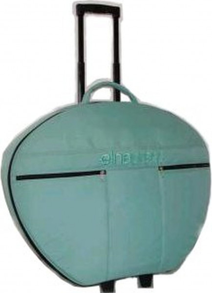 Koffer mit Griff für Bügelpresse (grün) Rollkoffer