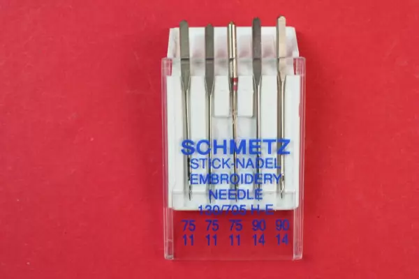 Stick-Nadel Schmetz 130/705 H-E V3S Staerke 75-90 sortiert